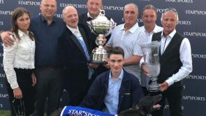 Limerick celebrations after Thorn Falcon wins £175,000 English Greyhound Derby