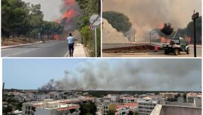 WATCH: Fires scorch Algarve area popular with Irish holidaymakers