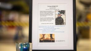 Defence Forces pay tribute to the late Private Seán Rooney on one-month anniversary