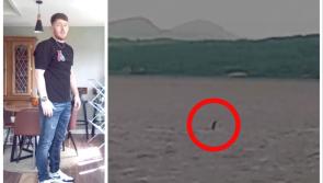 Irish man out for beach stroll stunned as Nessie-like creature emerges just yards off coast