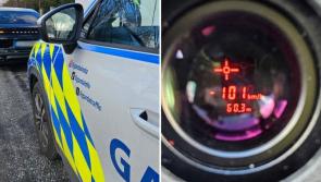 Garda&iacute; stop driver going over 100kmh in a 50kmh zone near a school