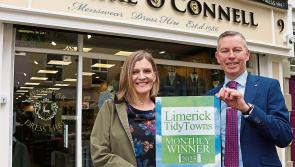 Leading Limerick menswear retailer wins Tidy Towns award