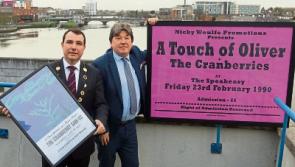 Mayor of Limerick presented with Dolores O’Riordan and Cranberries memorabilia