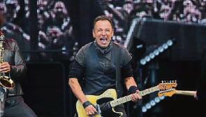 Enda bowls with Bruce Springsteen between Croker gigs