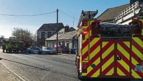 Emergency services respond to two-car collision in Limerick