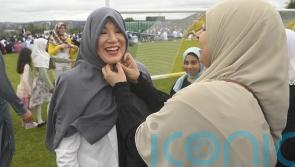 Sinn Fein's Michelle O’Neill calls for rainbow of cultures as she attends Eid celebration