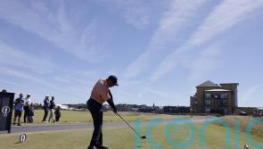 Tiger Woods turns on the style during practice round at St Andrews