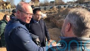 Simon Coveney on visit to Ukraine to show Ireland’s support