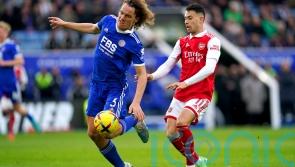 Gabriel Martinelli scores only goal as leaders Arsenal beat Leicester