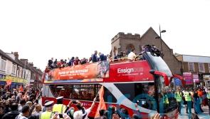 Fans celebrate Luton’s fairytale promotion to Premier League at civic parade