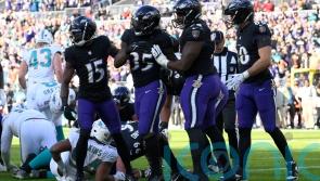 Baltimore clinch AFC North title and top seed in play-offs with Miami mauling
