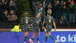 England end 2024 with win over Switzerland thanks to early Grace Clinton strike