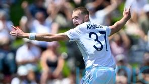Gus Atkinson hat-trick puts England on top in Wellington