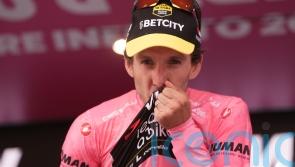 Simon Yates finishes safely in peloton to seal victory at Giro d’Italia