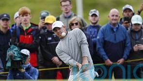 Home favourite Rory McIlroy falls short in bid for first-round Open lead