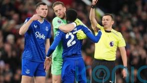 Everton beat Man Utd despite Idrissa Gana Gueye red for slapping Michael Keane