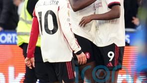 Alexander Isak opens Premier League account as Liverpool win at 10-man West Ham