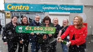 BREAKING: 'We’re thrilled for you and wish you all the very best!': New Limerick Lotto millionaire