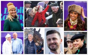 PICTURES: Wrapped-up Irish racegoers bring style, sparkle and big smiles to Leopardstown