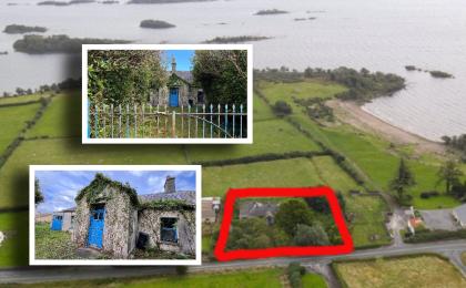 PICTURES: Lakeside bargain bungalow with dream home potential going for just €110k