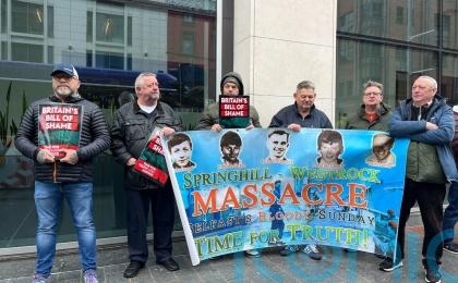 Belfast rally hears calls for controversial legacy Bill to be scrapped