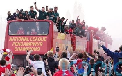 Hollywood stars join jubilant fans as Wrexham enjoy promotion party