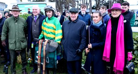 WATCH: Limerick owner JP McManus celebrates Irish Gold Cup success at Leopardstown