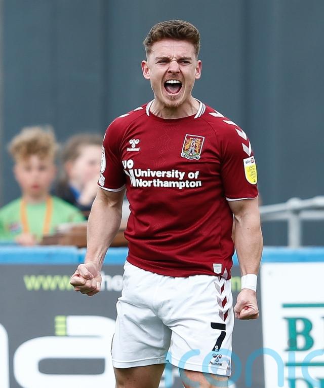Sam Hoskins on the spot as Northampton beat Mansfield