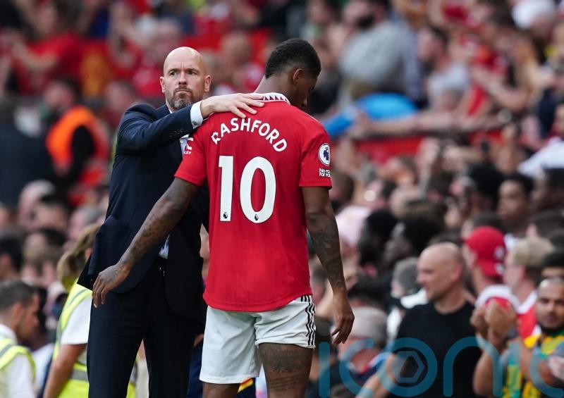 Erik ten Hag confident Marcus Rashford would react positively to being benched