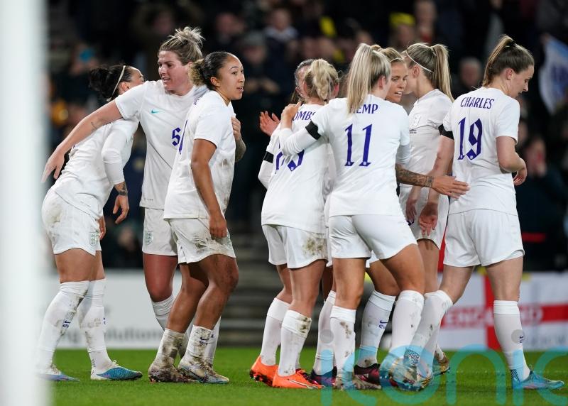 Lauren James’ first England goal seals comfortable Arnold Clark Cup victory