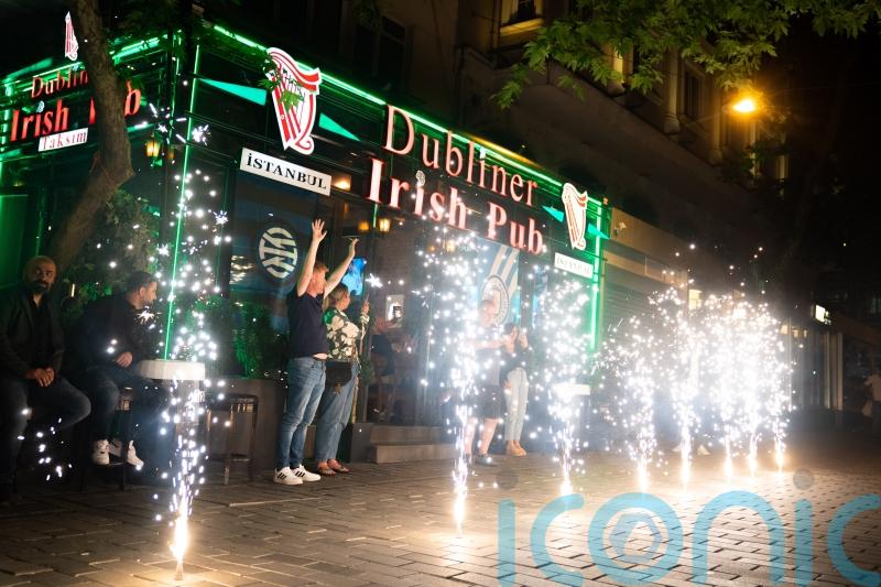 Man City fans party on streets of Istanbul ahead of Champions League final