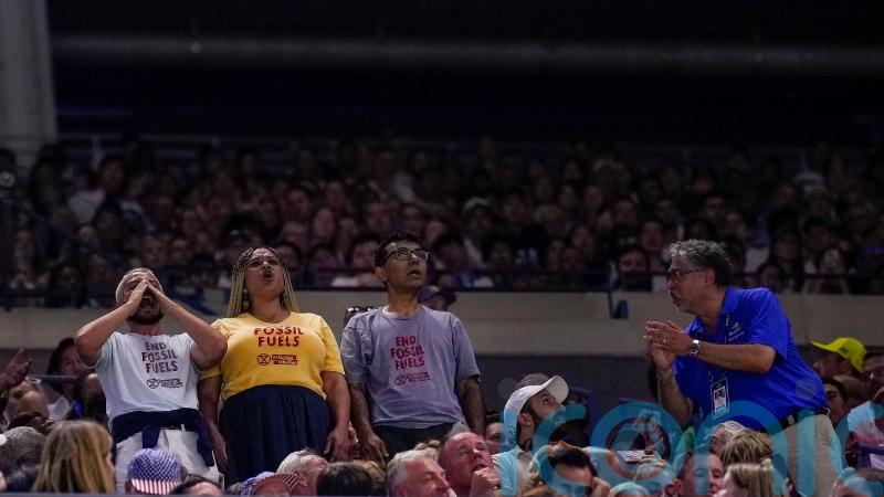 Protest interrupts women’s semi-final at US Open