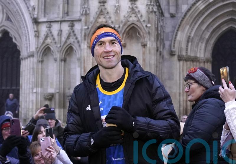 Kevin Sinfield completes first day of new ultra-marathon MND fundraiser in York
