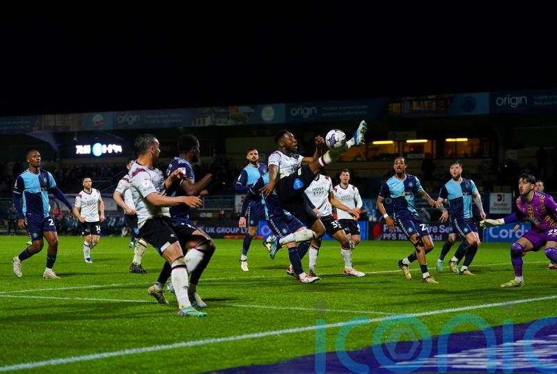 Derby’s automatic promotion hopes hit by draw at Wycombe