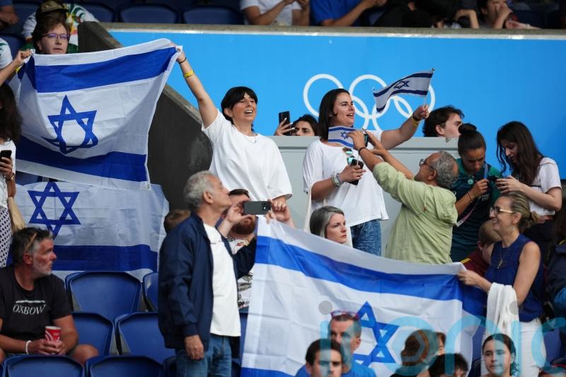 Israel’s national anthem booed ahead of first Paris Olympics football match