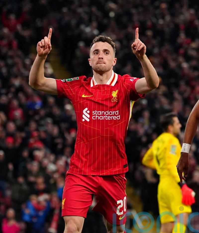 Diogo Jota double helps Liverpool to comfortable win over 10-man West Ham