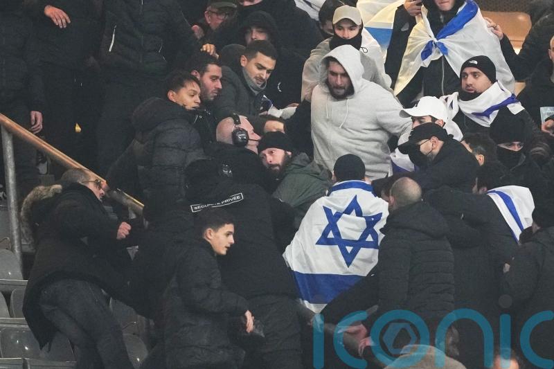France’s goalless draw with Israel marred by crowd trouble in Paris