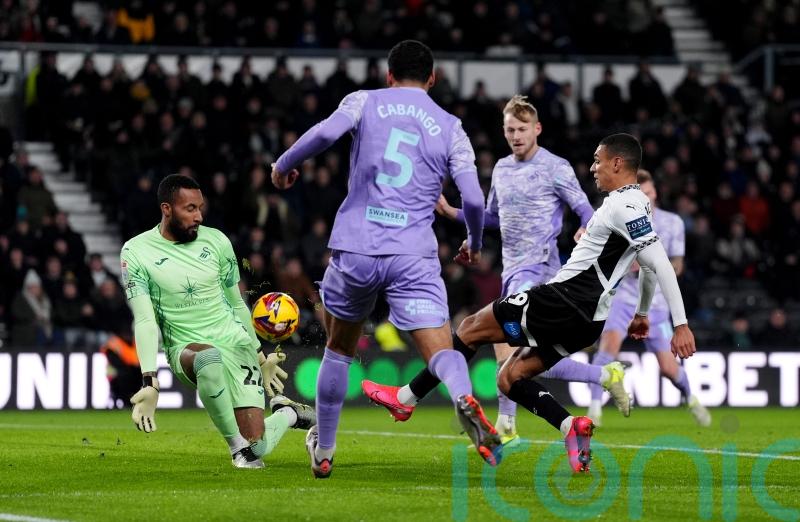 Swansea bounce back from successive defeats with victory at Derby