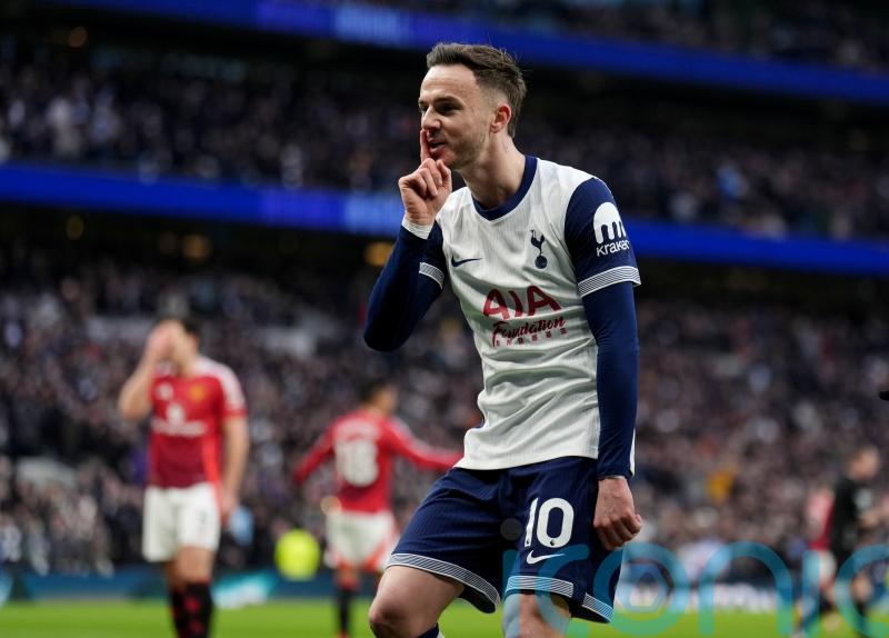 James Maddison returns to give Tottenham win over injury-hit Manchester United