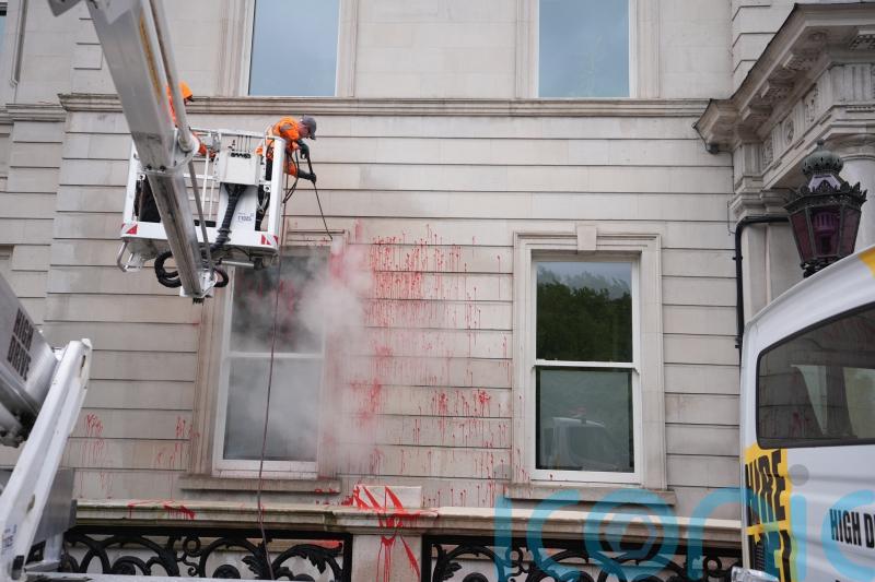 Probe after graffiti sprayed on Department of Foreign Affairs