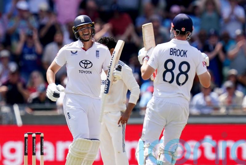 Jamie Smith and Harry Brook rescue England with stunning stand against India