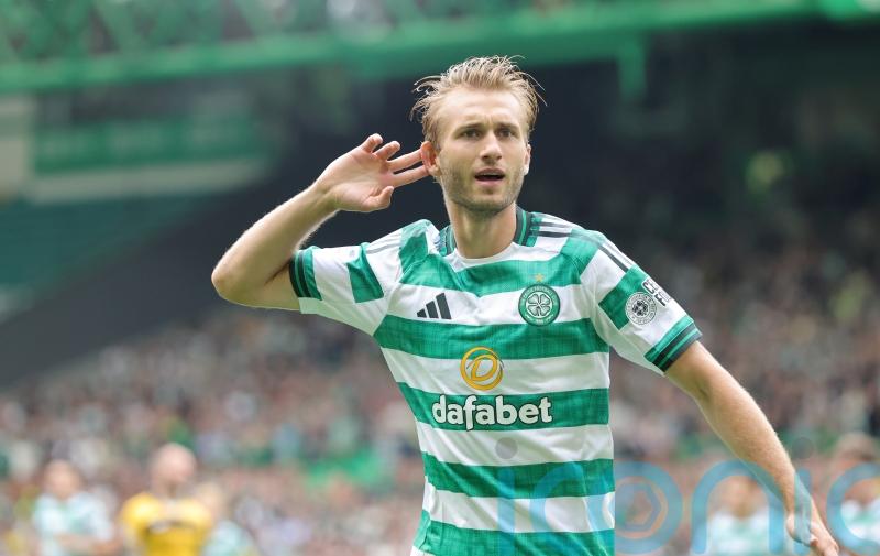 Benjamin Nygren’s brace helps Celtic to victory against Livingston