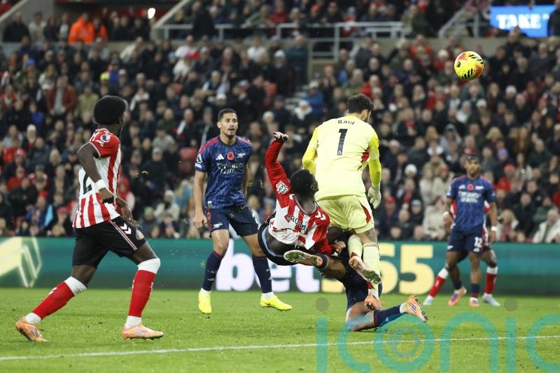 Brian Brobbey scores late as high-flying Sunderland hold leaders Arsenal to draw