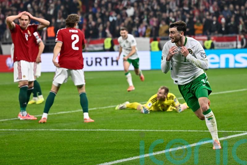 Troy Parrott hat-trick earns Republic of Ireland a World Cup play-off spot