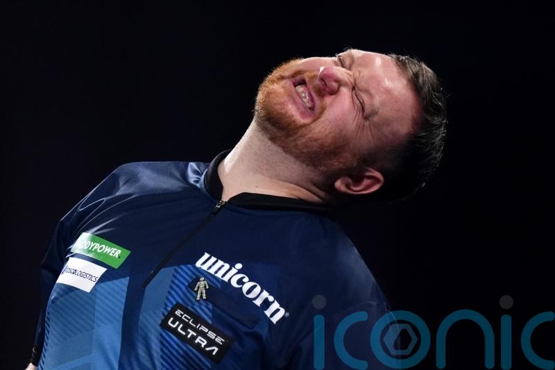 Cameron Menzies punches table in frustration after defeat to Charlie Manby