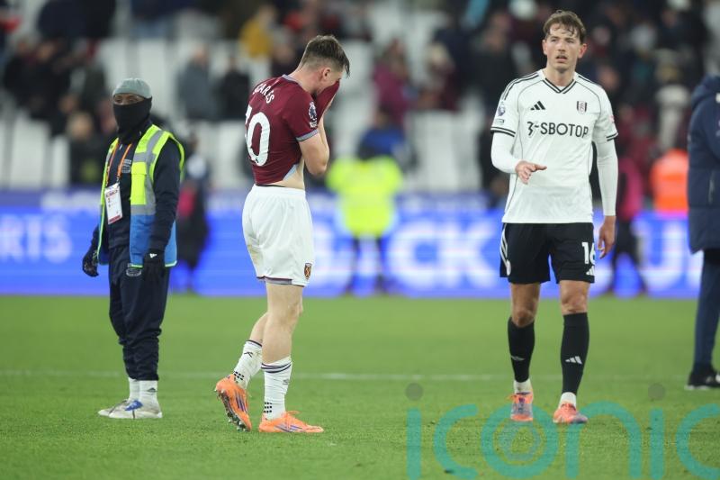 Ollie Scarles in tears after his mistake gifts Fulham victory at West Ham